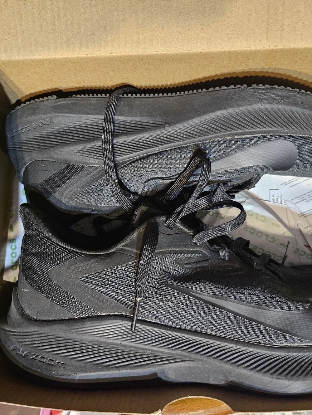 Men's Nike  Black Air Zoom Performance  Shoes Size 8.5